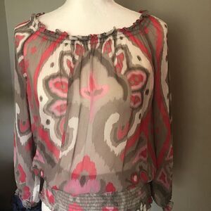 INC 100% silk blouse